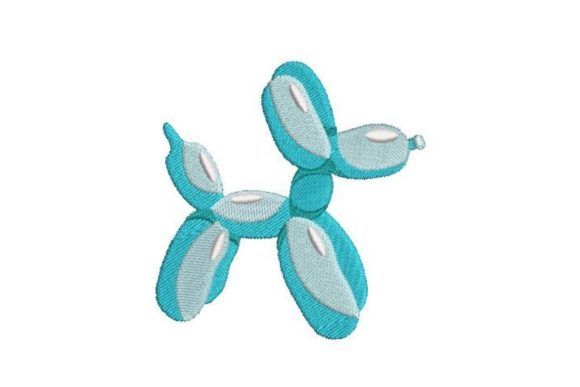 Balloon Dog: Playful Embroidery for Boutique Apparel