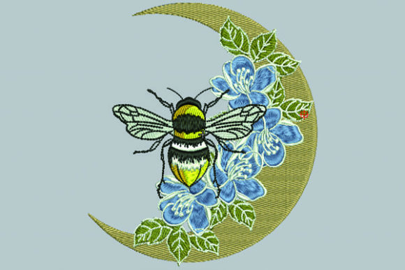Bee and Flowers