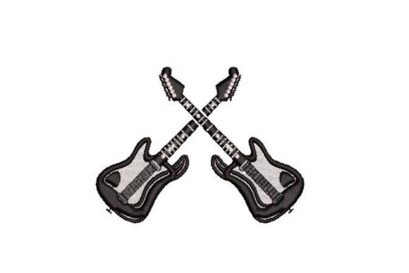 Electric Guitars Embroidery Design Review