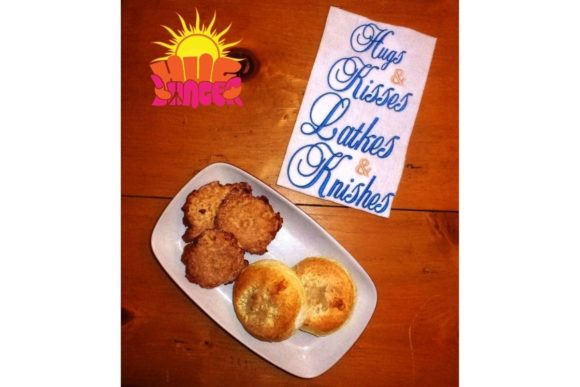 Latkes and Knishes: A Chanukah Embroidery Design Review