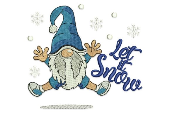 Let It Snow Christmas Gnome
