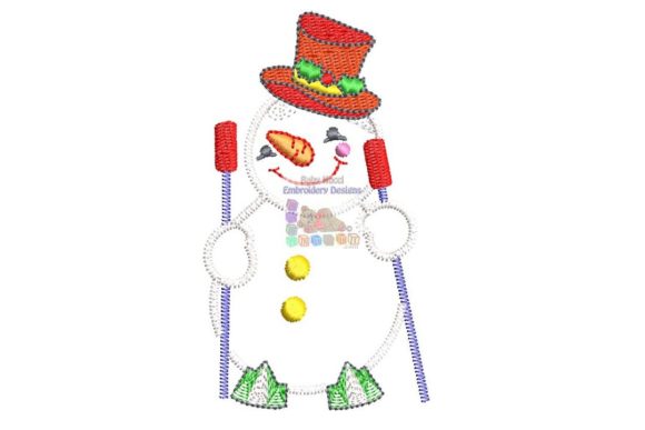 More Snowman Cross Country Ski