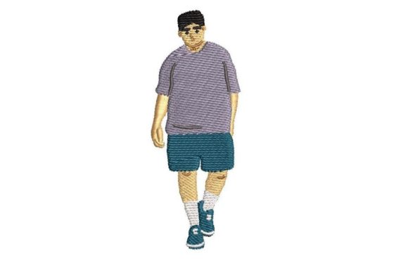 Plus Size Man: A Thoughtful Embroidery Design for Meaningful Gifts