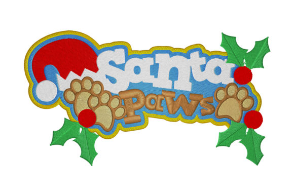 Santa Paws: A Festive, Flexible Holiday Embroidery Design