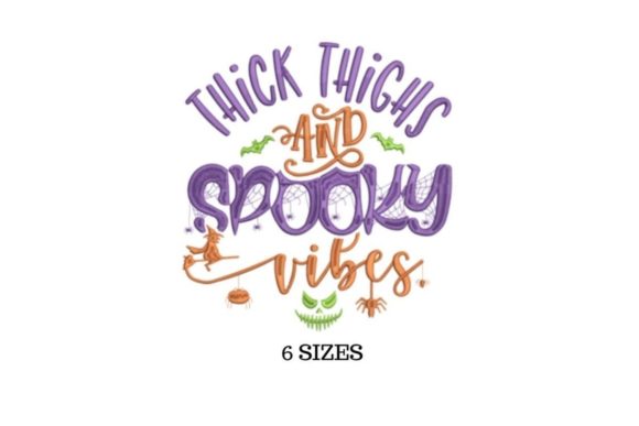 Spooky Thighs: A Craft Fair-Ready Halloween Embroidery Design