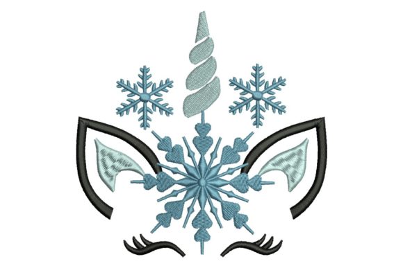 Winter Christmas Unicorn