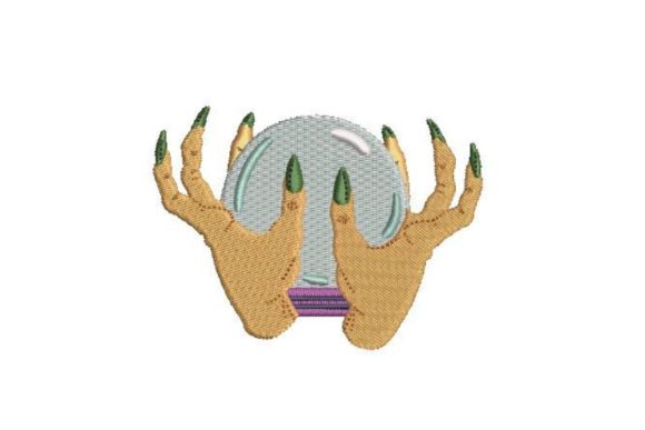 Witch Hands Holding Crystal